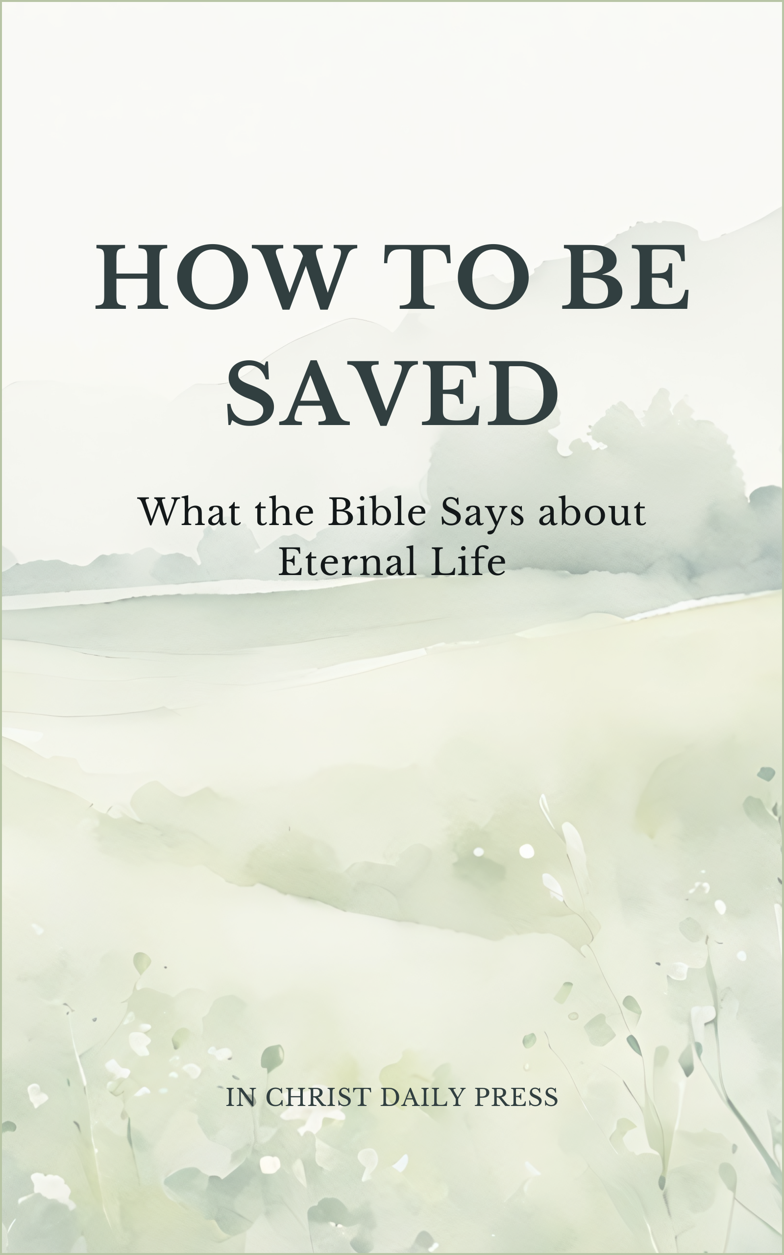 How to Be Saved Book