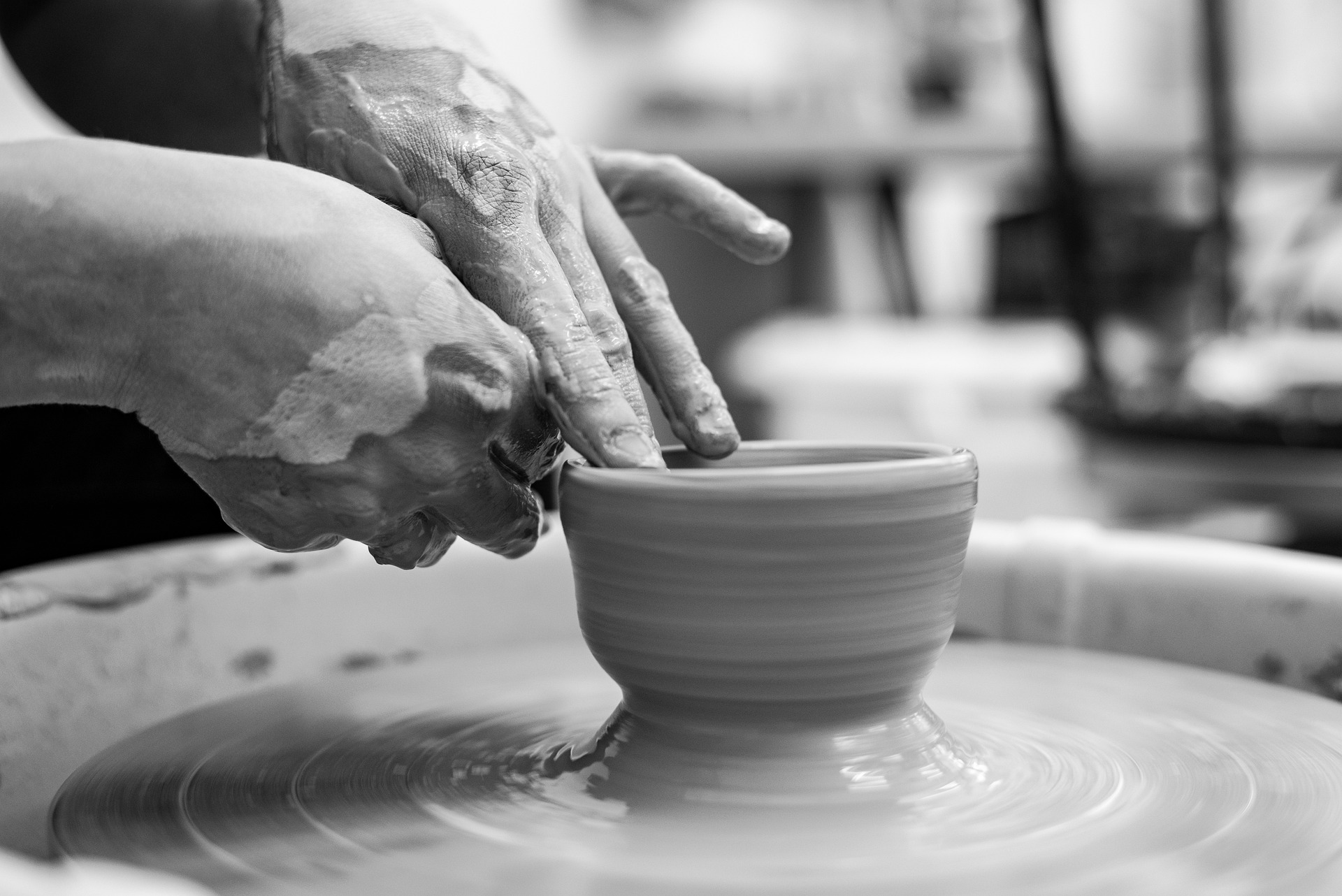 Pottery being refined, illustrating 1 Peter 4:17's teaching about God's refining work